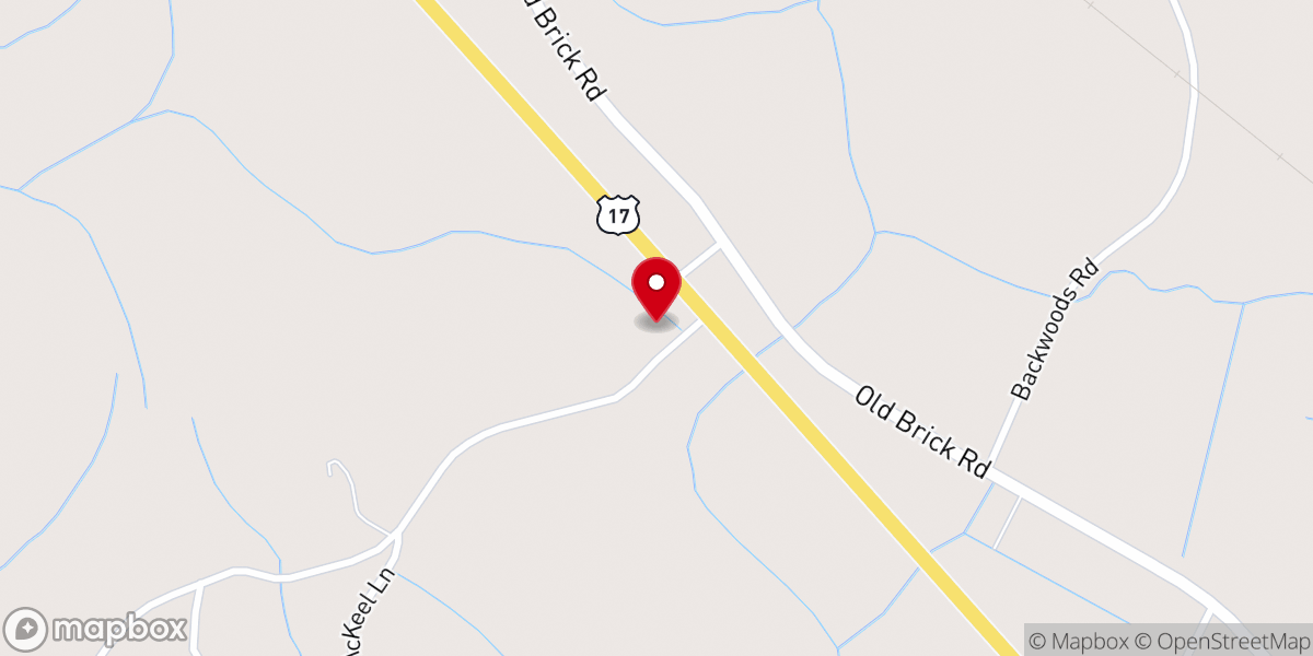 Map showing location of Mt. Ararat Pentecostal Church