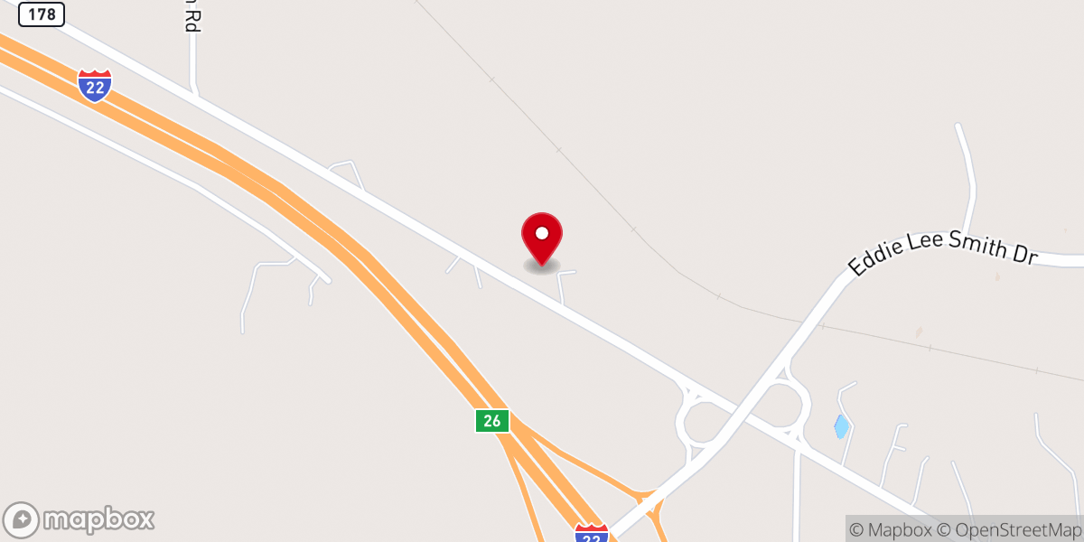 Map showing location of Landmark Temple Apostolic Church