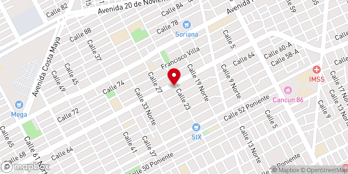 Map showing location of Iglesia Universal De Jesucristo En México A.R. Templo Peniel