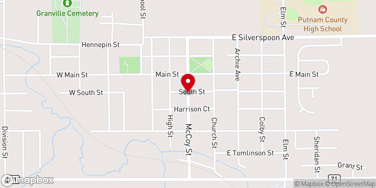 Map showing location of Serenity Monuments