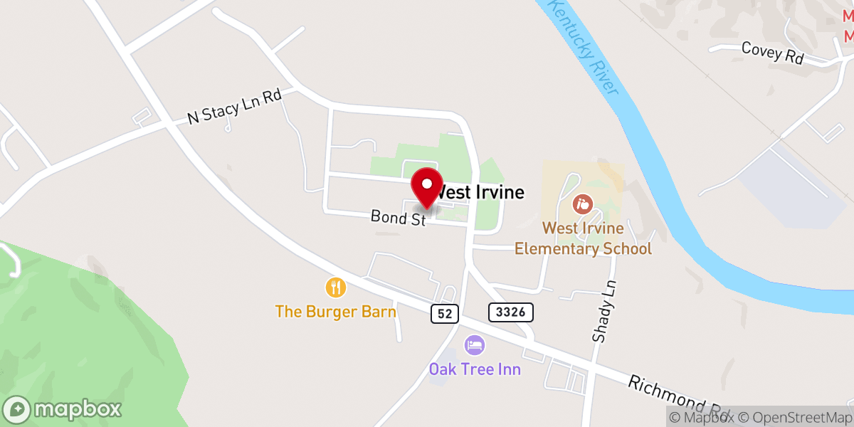 Map showing location of Cornerstone Church of Christ