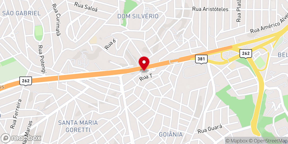 Map showing location of Igreja Pentecostal Fogo Vivo