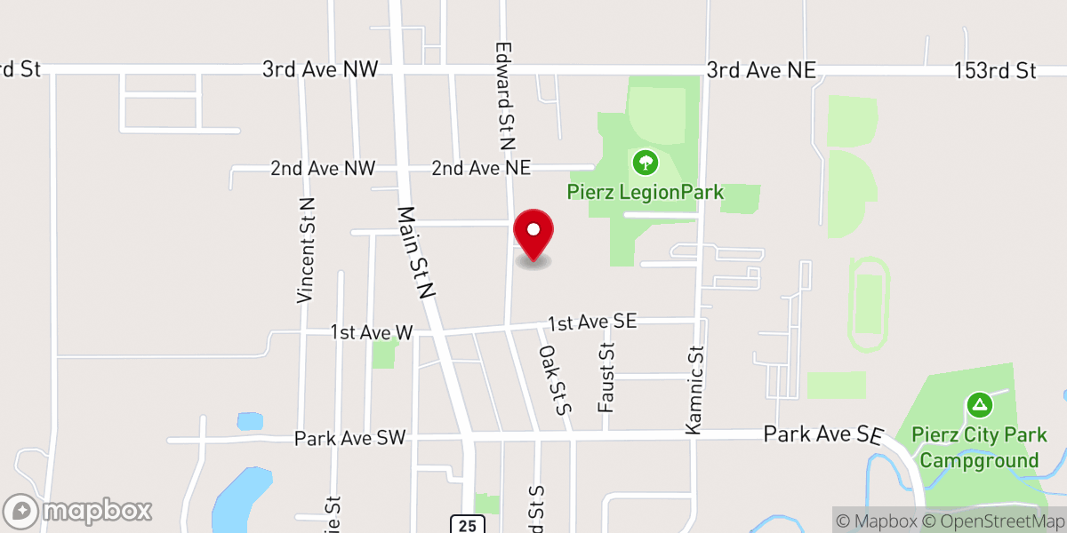 Map showing location of Holy Trinity School