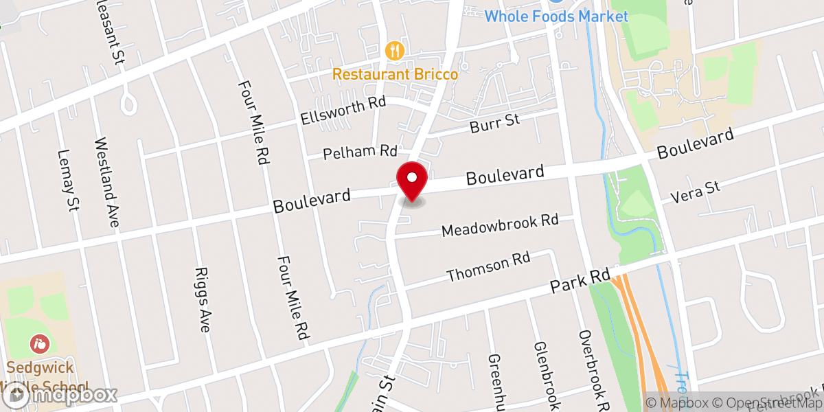 Map showing location of Bethany Lutheran Church
