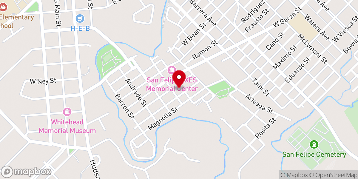 Map showing location of Our Lady of Guadalupe Religious Education Building