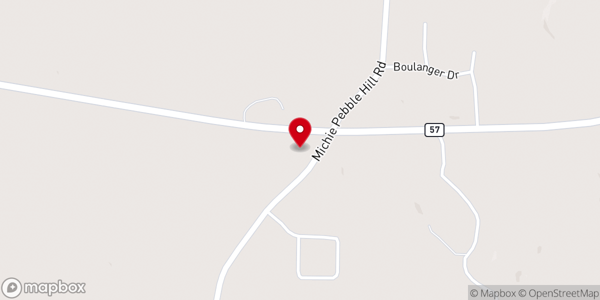 Map showing location of Covenant Baptist Church
