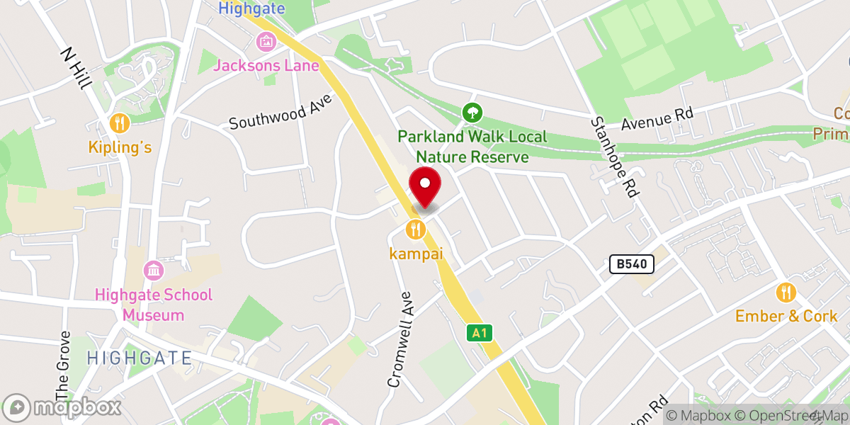 Map showing location of Highgate Hill Murugan Temple