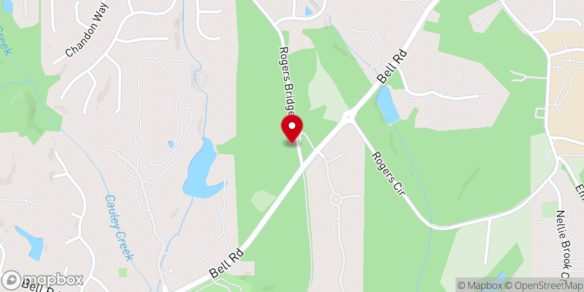 Map showing location of Mustard Seed Church Atlanta