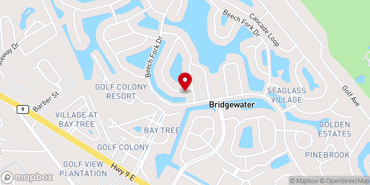 Map showing location of Meandering Ministries