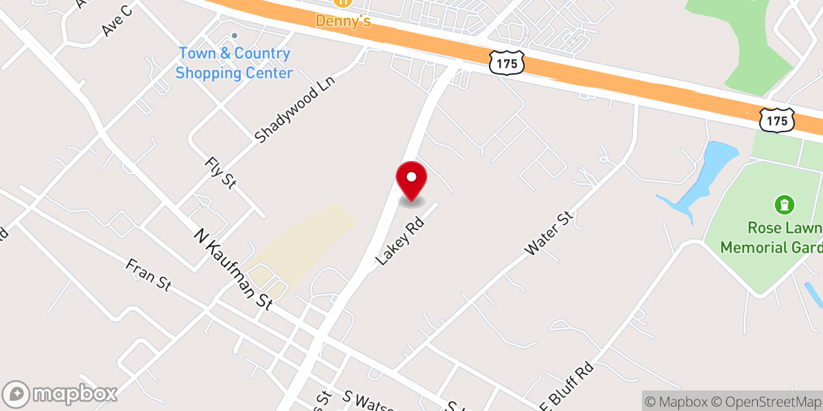 Map showing location of Praise Temple Church of God in Christ