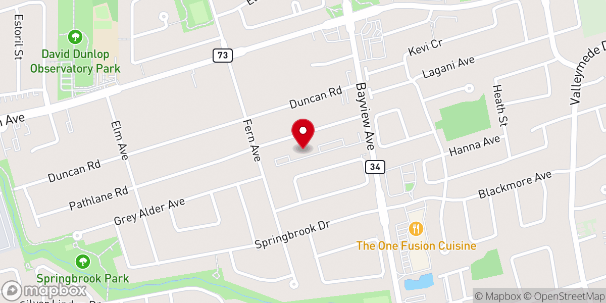 Map showing location of St. George Antiochian Orthodox Church