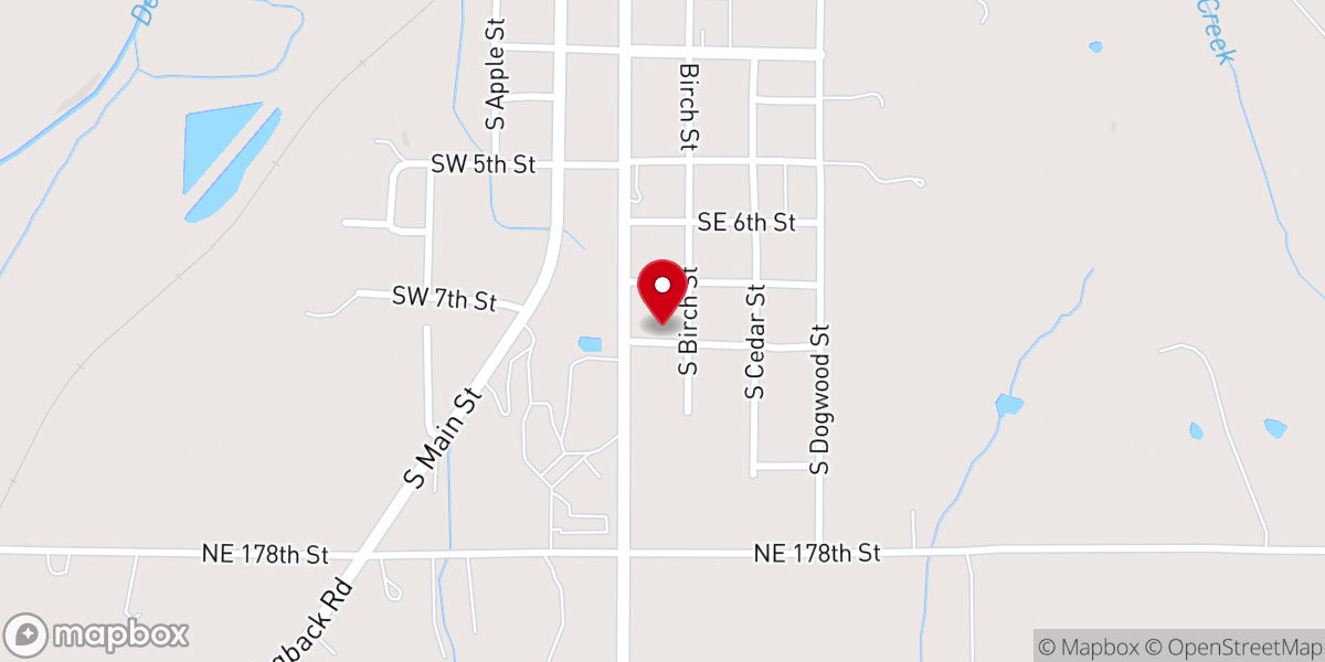 Map showing location of Luther Church of Christ