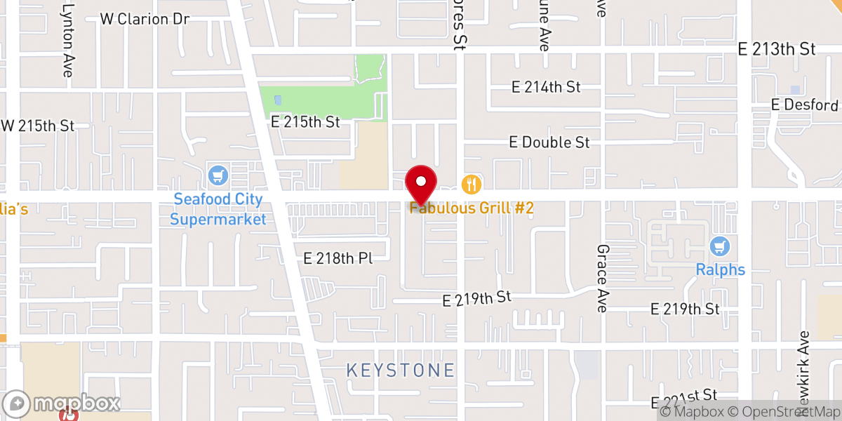 Map showing location of Apostolic Christian Church