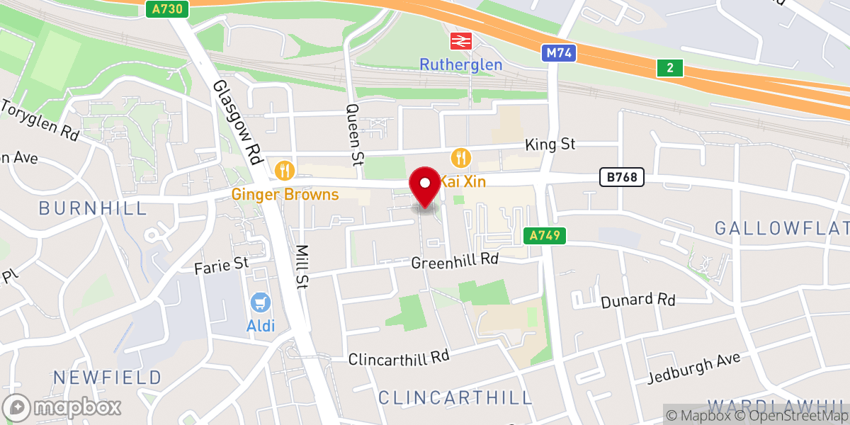 Map showing location of St Columbkille's Catholic Church