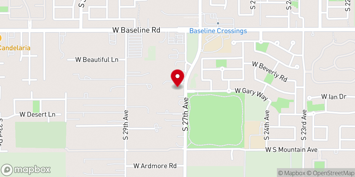 Map showing location of The Pavilion of Praise Christian Church