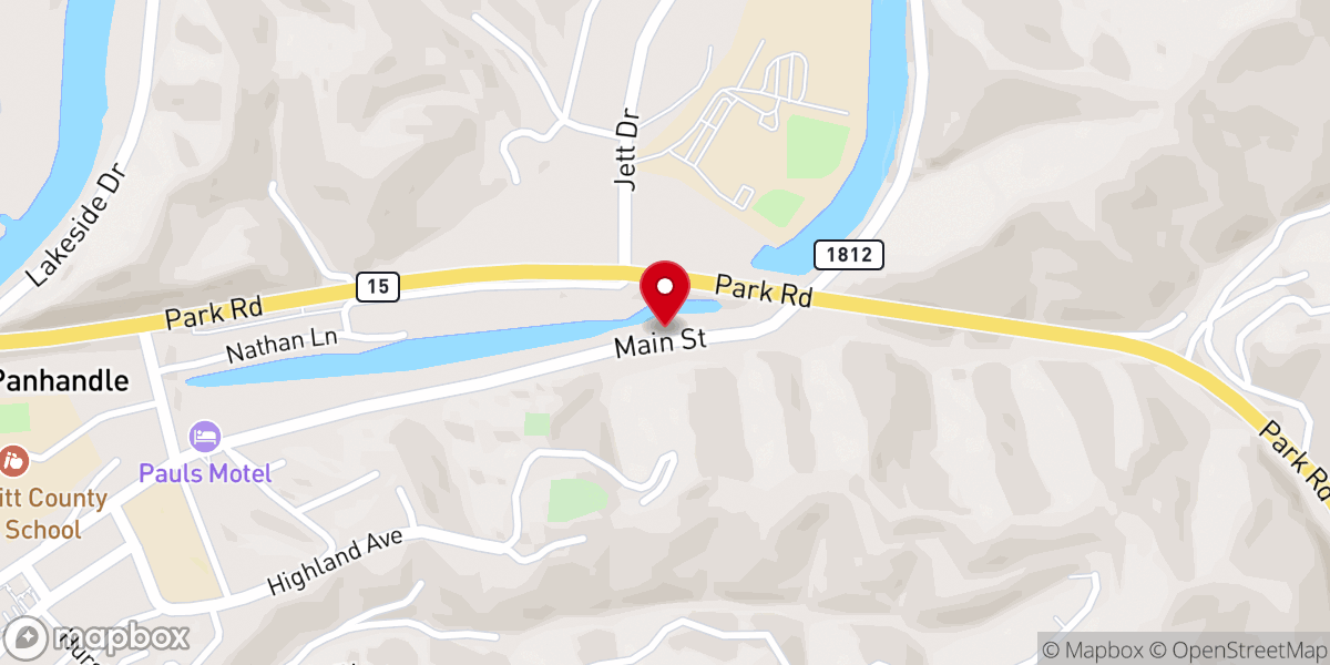 Map showing location of Jackson Seventh Day Adventist Church