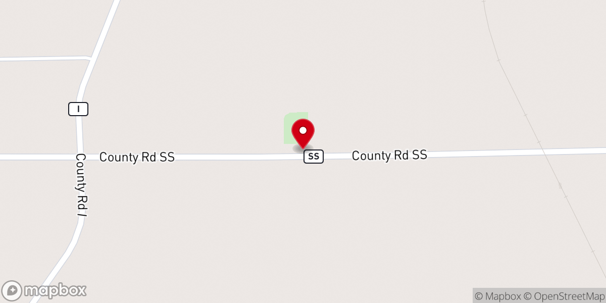 Map showing location of St. John Ev. Lutheran Church - Sherman Center