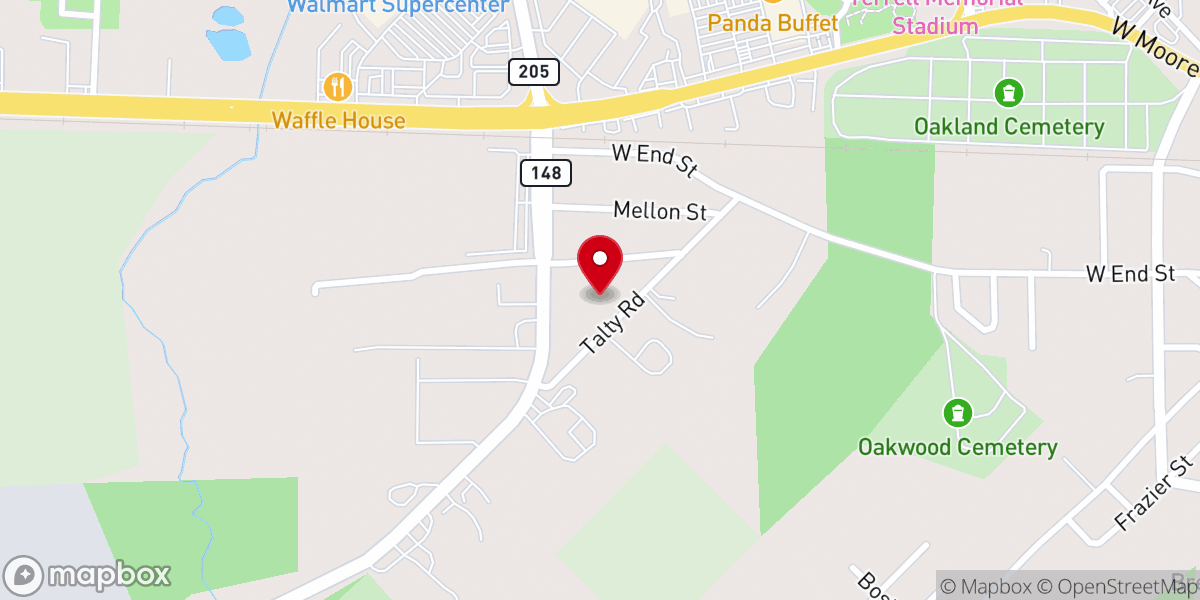 Map showing location of Jesus Revival Center Full