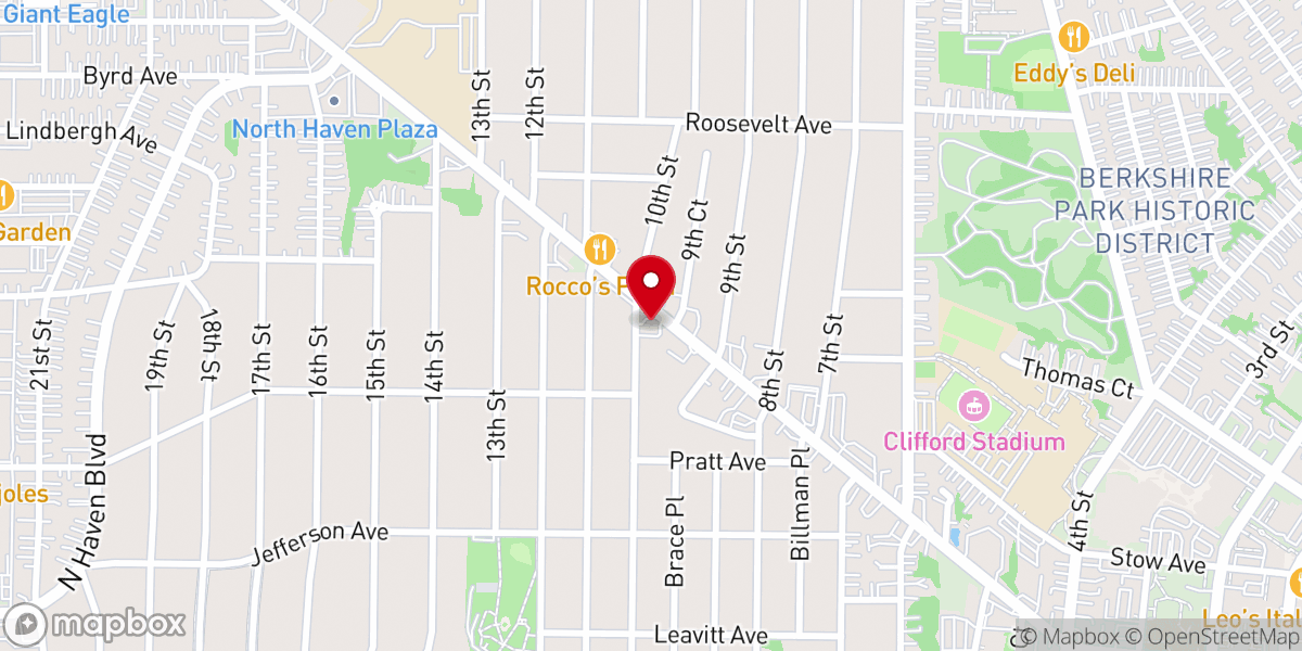 Map showing location of United Church of Christ Living Water Association
