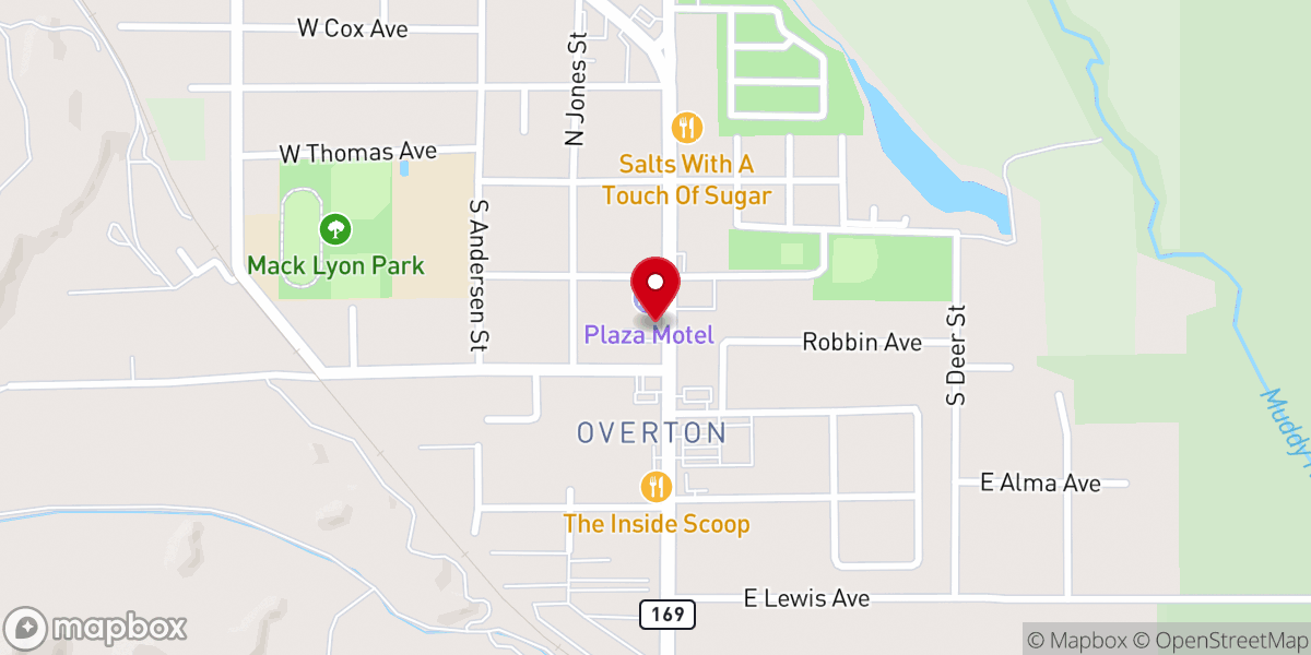 Map showing location of Cactus and Lace Weddings