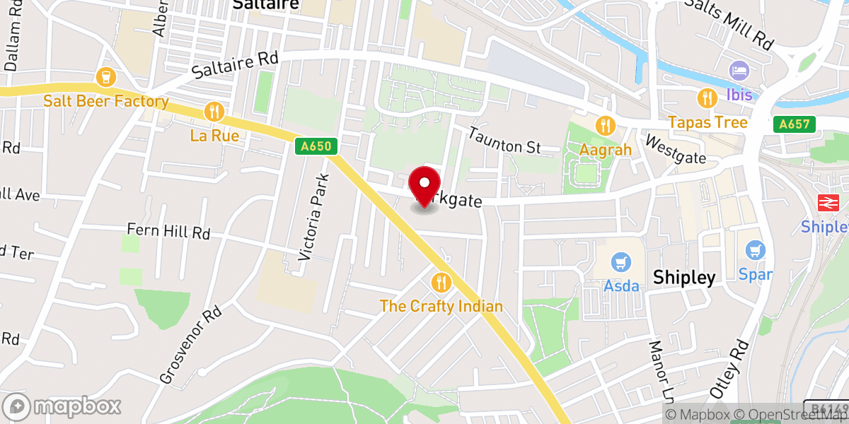 Map showing location of The Catholic Church of Saint Mary and Saint Walburga