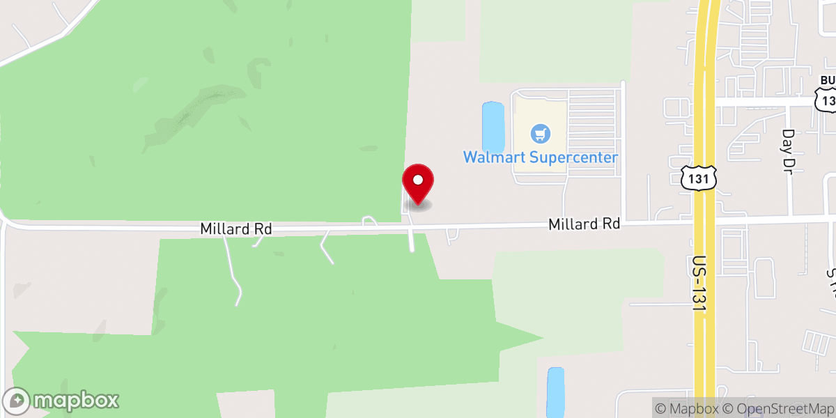 Map showing location of Bethany Chapel