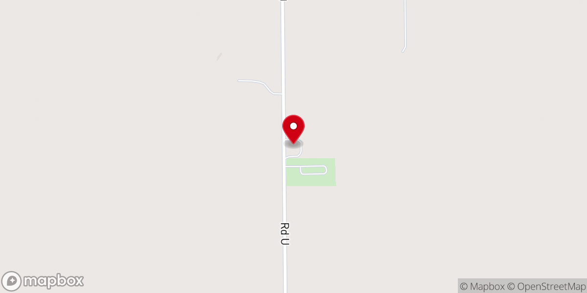 Map showing location of St John's Lutheran Church
