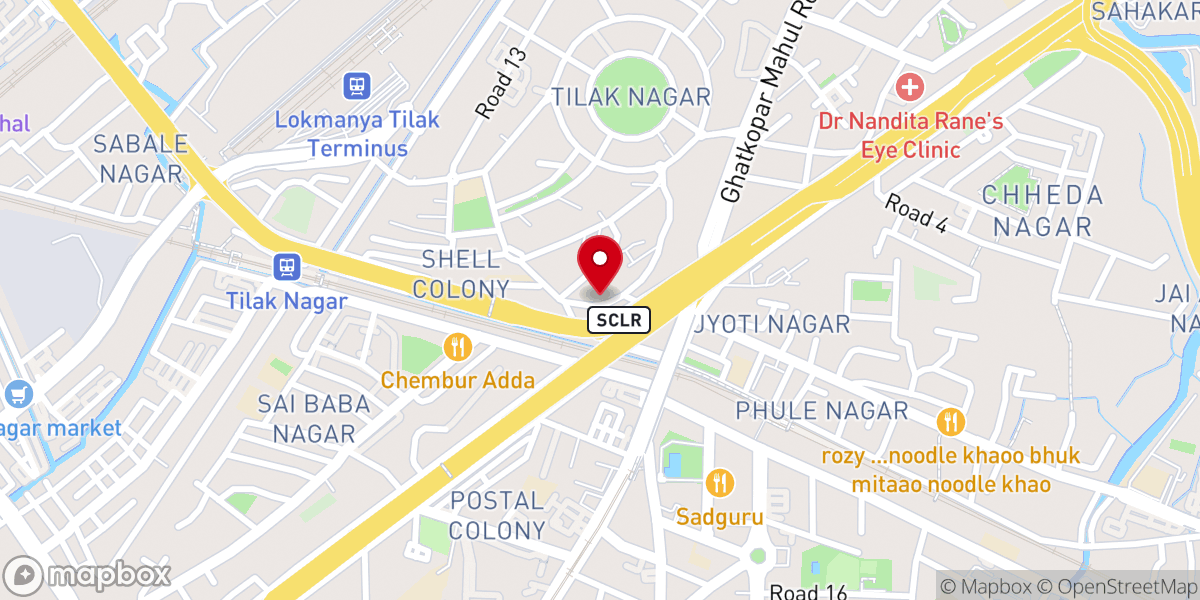 Map showing location of Bethel Tamil Church (CNI), Chembur
