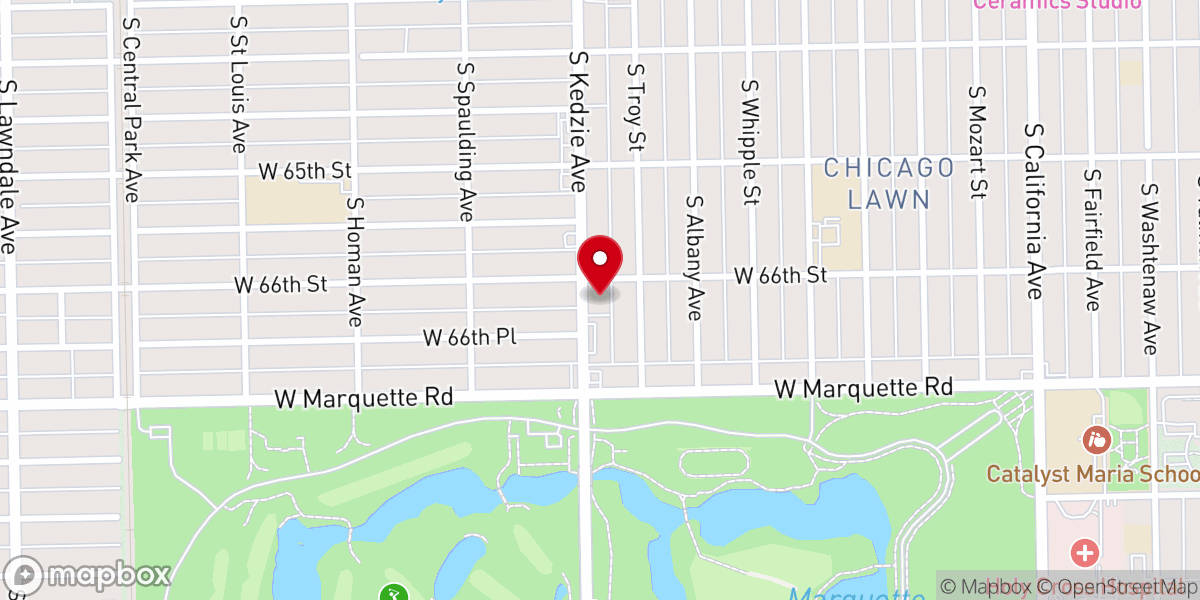 Map showing location of Beth Shalom B’nai Zaken Ethiopian Hebrew Congregation