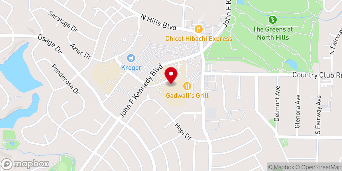 Map showing location of Living Water Baptist Church