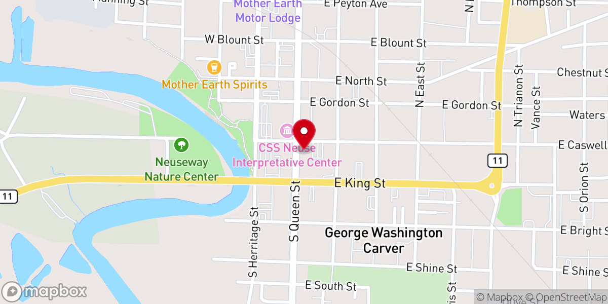 Map showing location of New Vision FWB Church