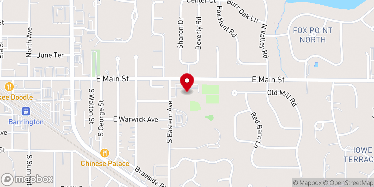 Map showing location of Atonement Christian Day School