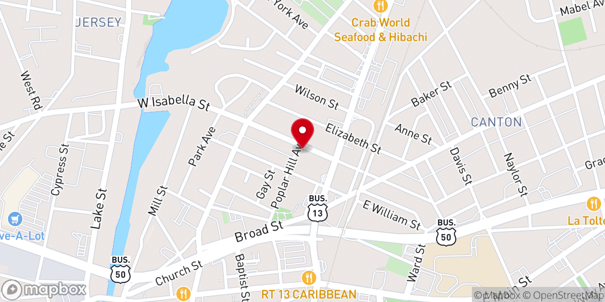 Map showing location of Little Sisters of Jesus & Mary