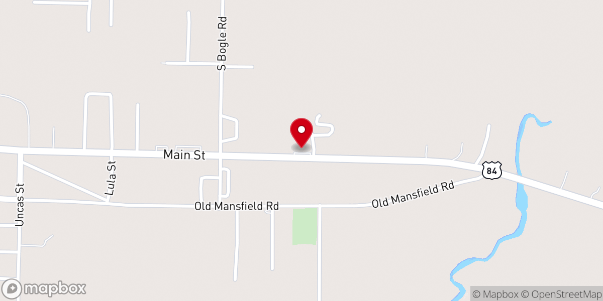 Map showing location of Logansport United Pentecostal Church