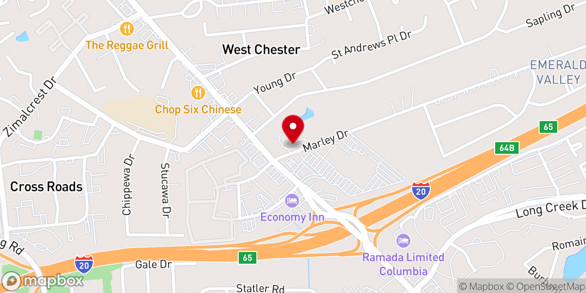 Map showing location of International Family Church
