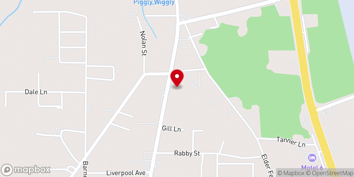 Map showing location of Freedom Christian Fellowship