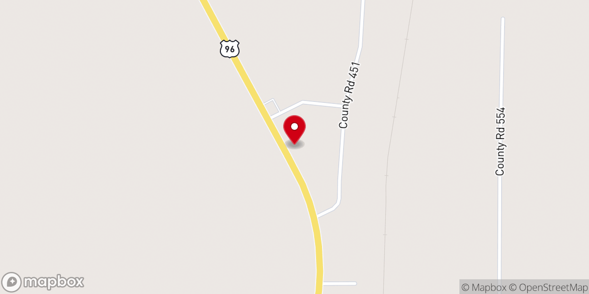 Map showing location of God's Family Church