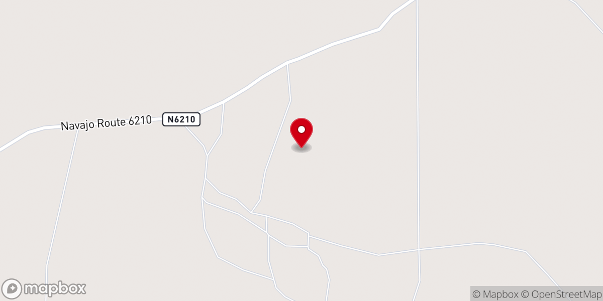 Map showing location of Porcupine Mesa Baptist Church