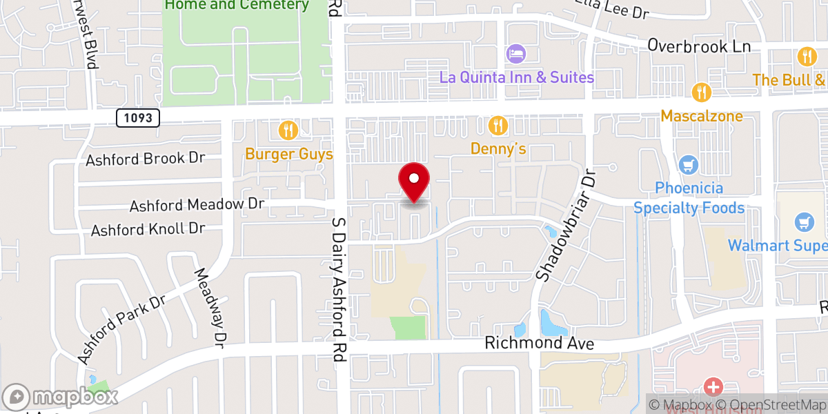 Map showing location of The Gospel Faith Mission International (GOFAMINT) - Houston - Sanctuary Of Praise