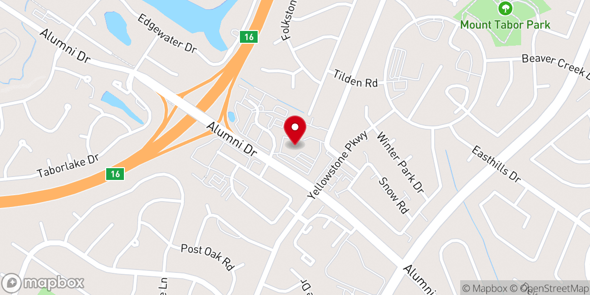 Map showing location of St. Luke Church Lexington