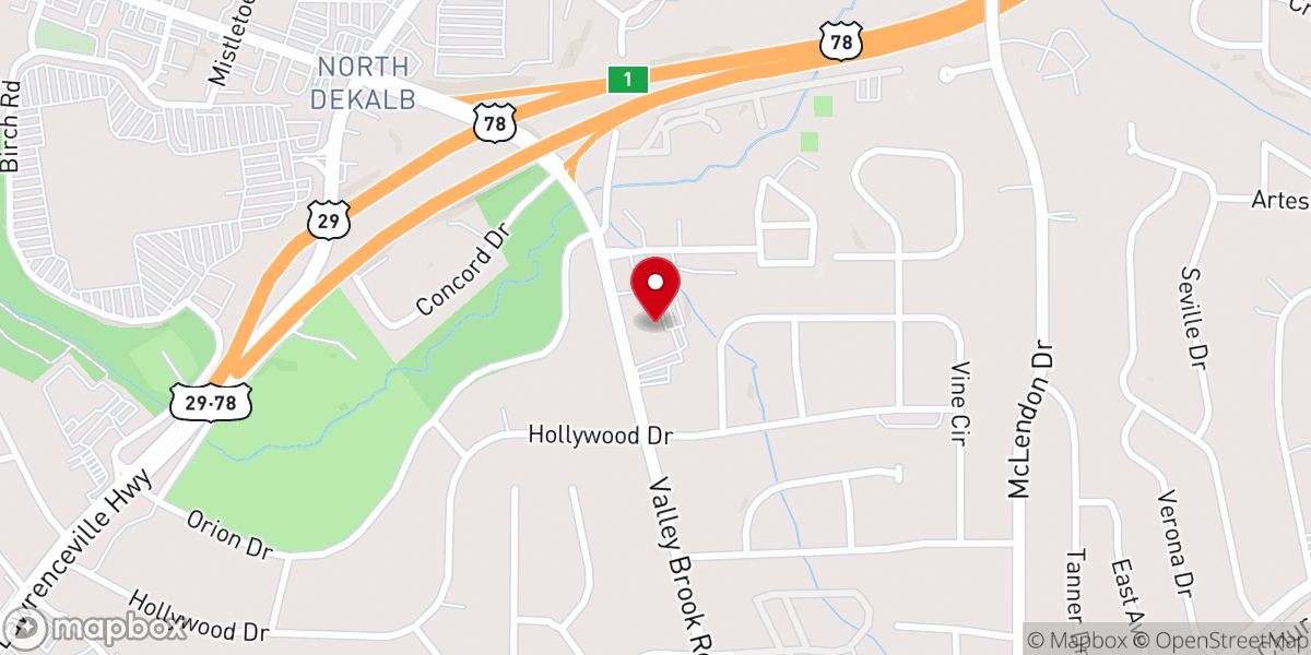 Map showing location of New Beginning Full Gospel Baptist