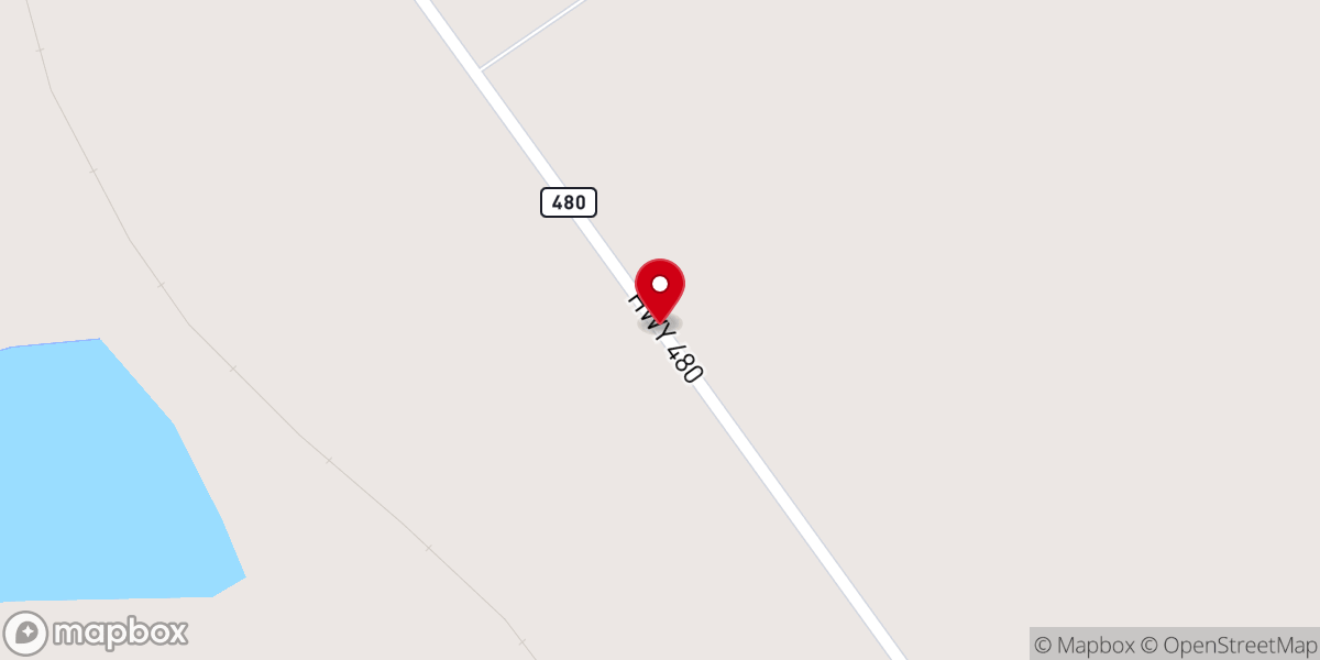 Map showing location of Zion Chapel Baptist Church
