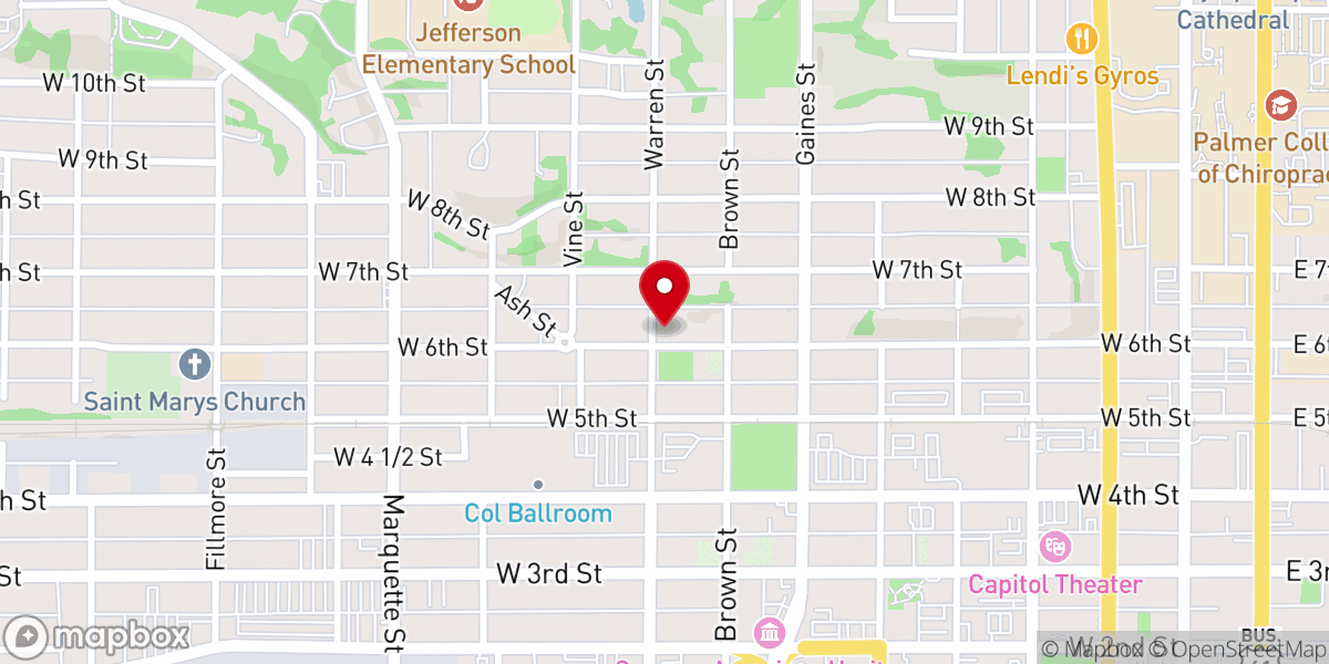 Map showing location of HouseChurchofJesusChrist