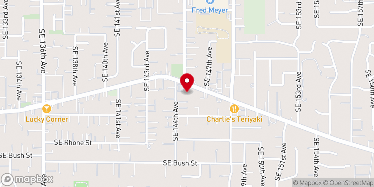 Map showing location of St Timothy Lutheran Church