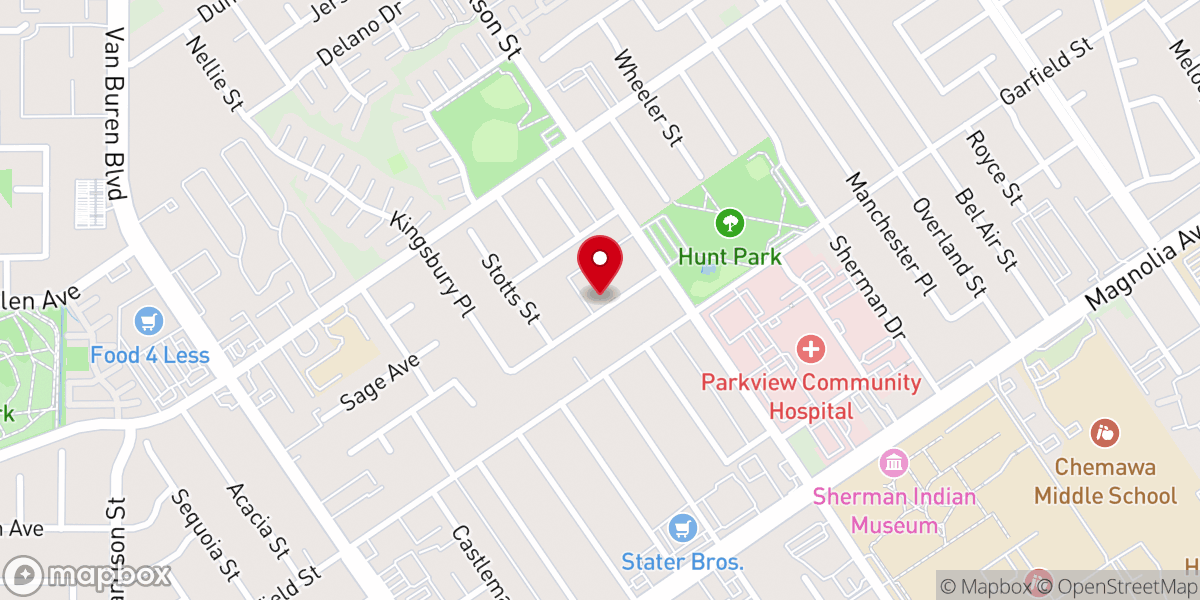 Map showing location of St Michael's Episcopal Church
