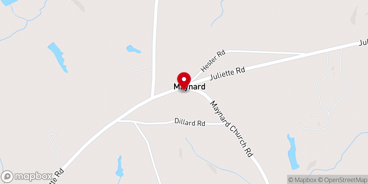 Map showing location of New Beginning Church