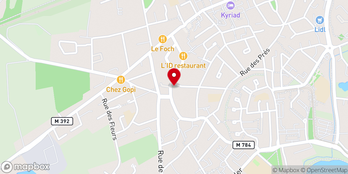 Map showing location of Paroisse protestante de Lingolsheim