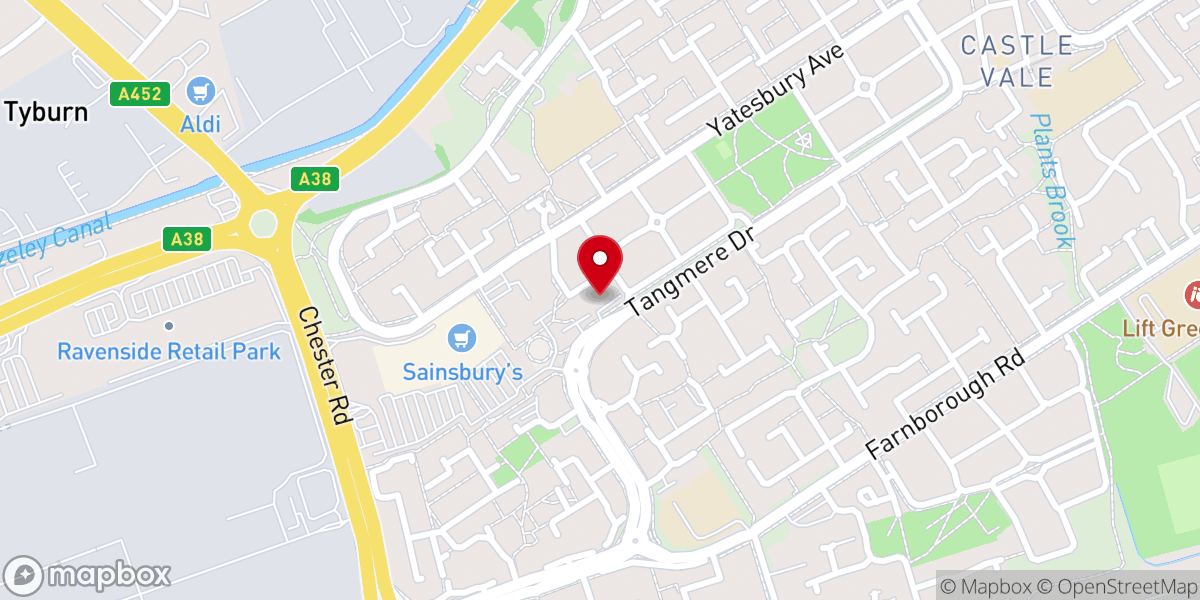 Map showing location of RCCG Pentecost Arena