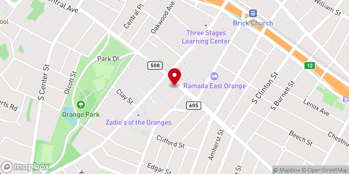 Map showing location of All Saints Botanica
