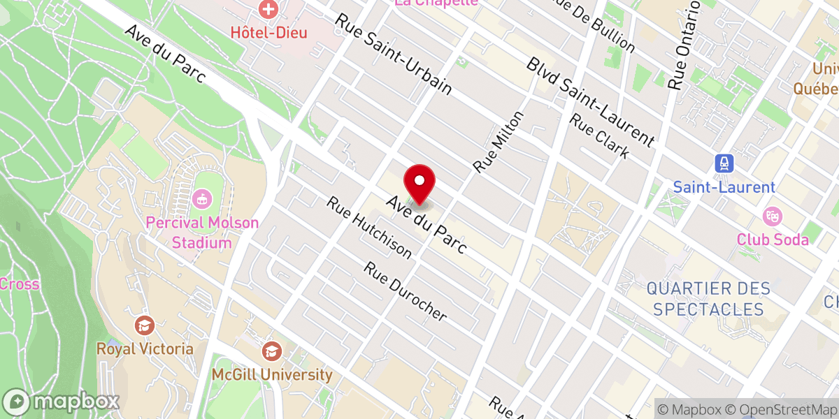 Map showing location of Catholic Church of Our Lady of La Salette